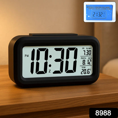 Digital LCD Alarm Clock with Backlight