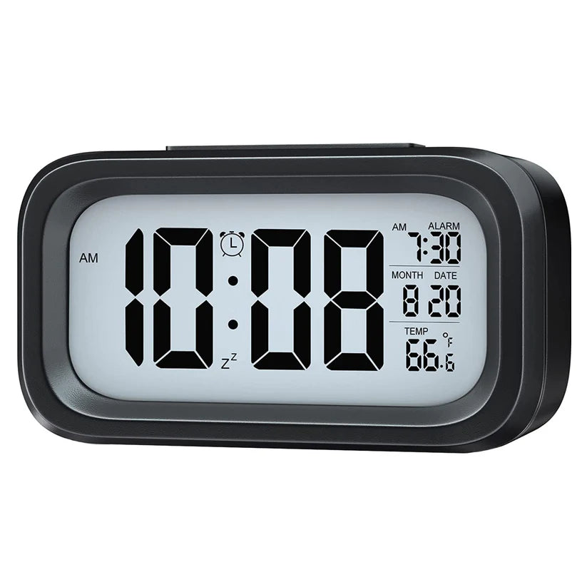 Digital LCD Alarm Clock with Backlight
