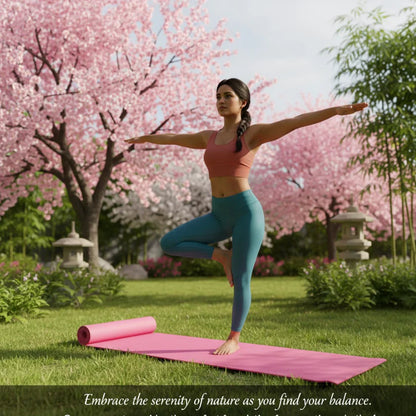 Yoga Mat Eco-Friendly For Fitness Exercise Workout Gym with Non-Slip (180x60xcm)